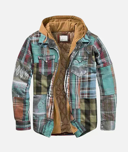 Mateo™ | Chaqueta patchwork a cuadros