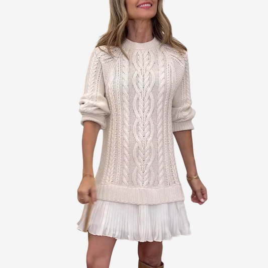 Amaya™ | Vestido suéter de punto