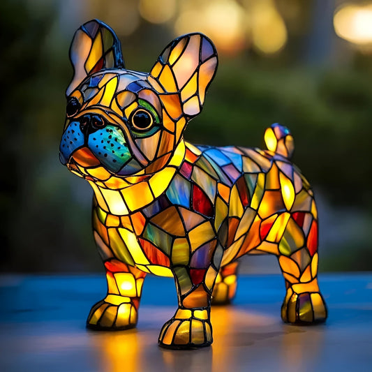 Bizcochita – Lámpara resplandor del bulldog francés