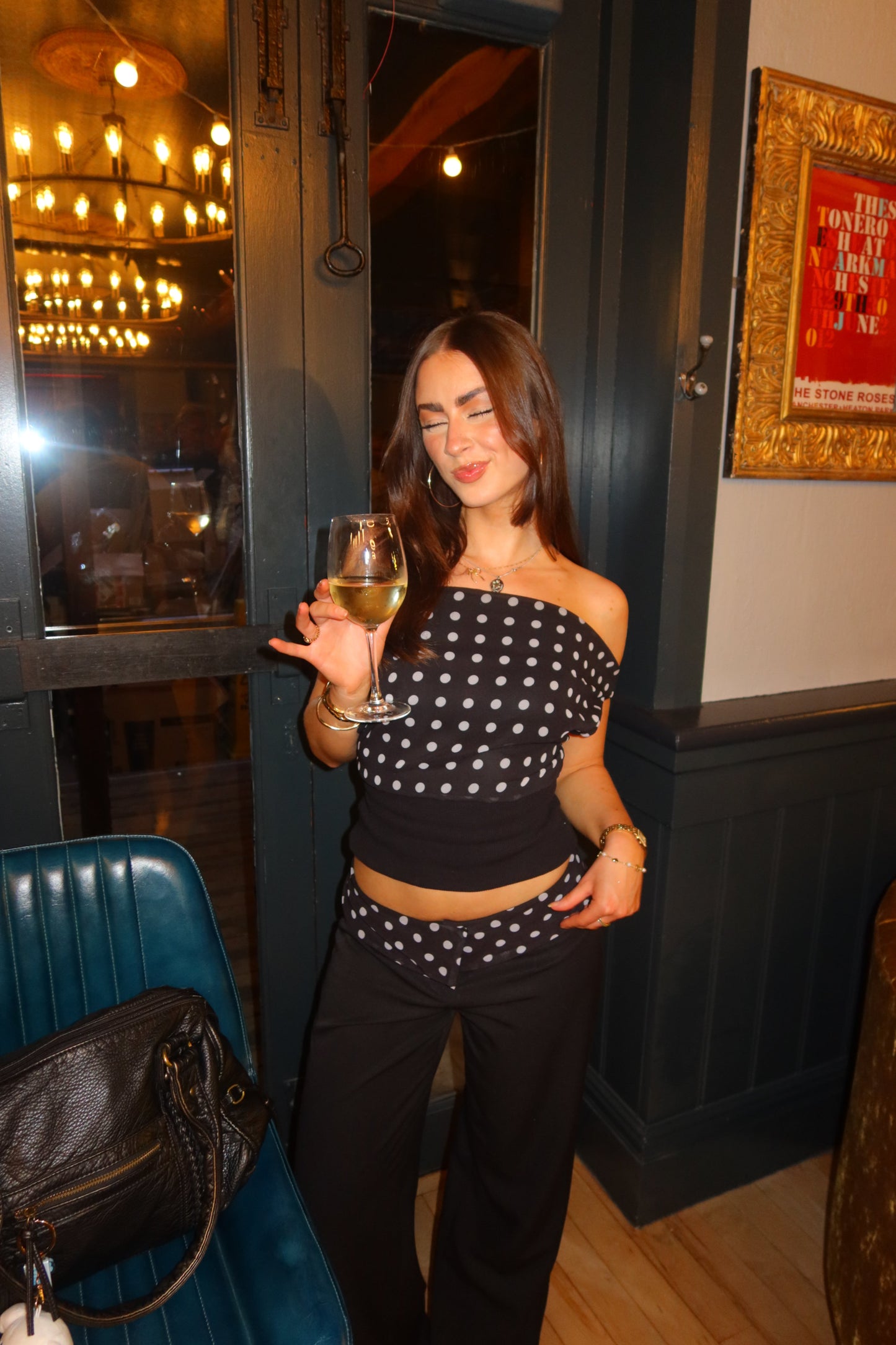 Gabriela™ | Blusa con lunares