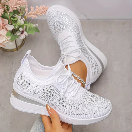 Teresa™ | Zapatillas ortopédicas con strass brillantes