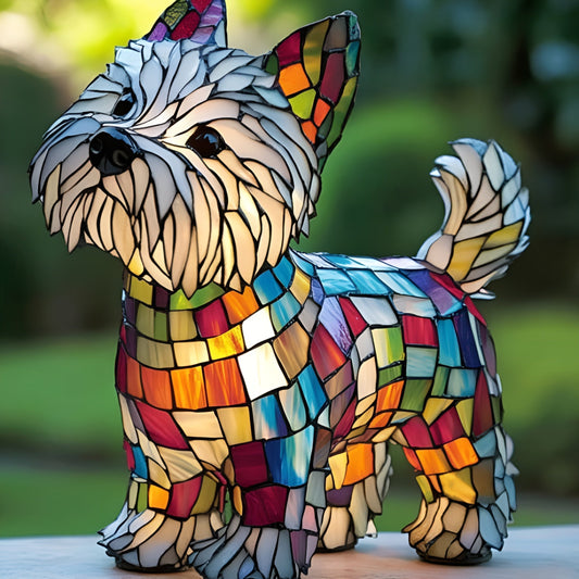 Totó – Lámpara mágica para perro en vidrio colorido