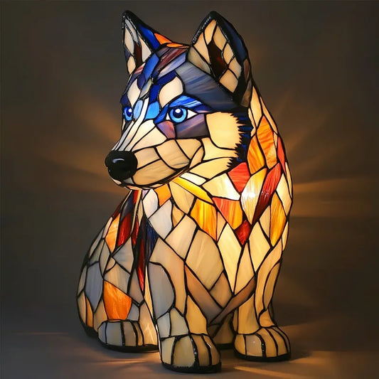 Copito – Lámpara mirada glaciar del husky
