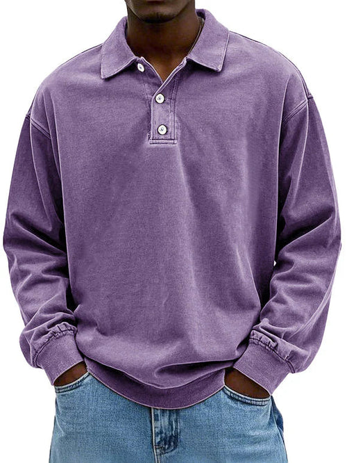 Javier | Camisa vintage de manga larga