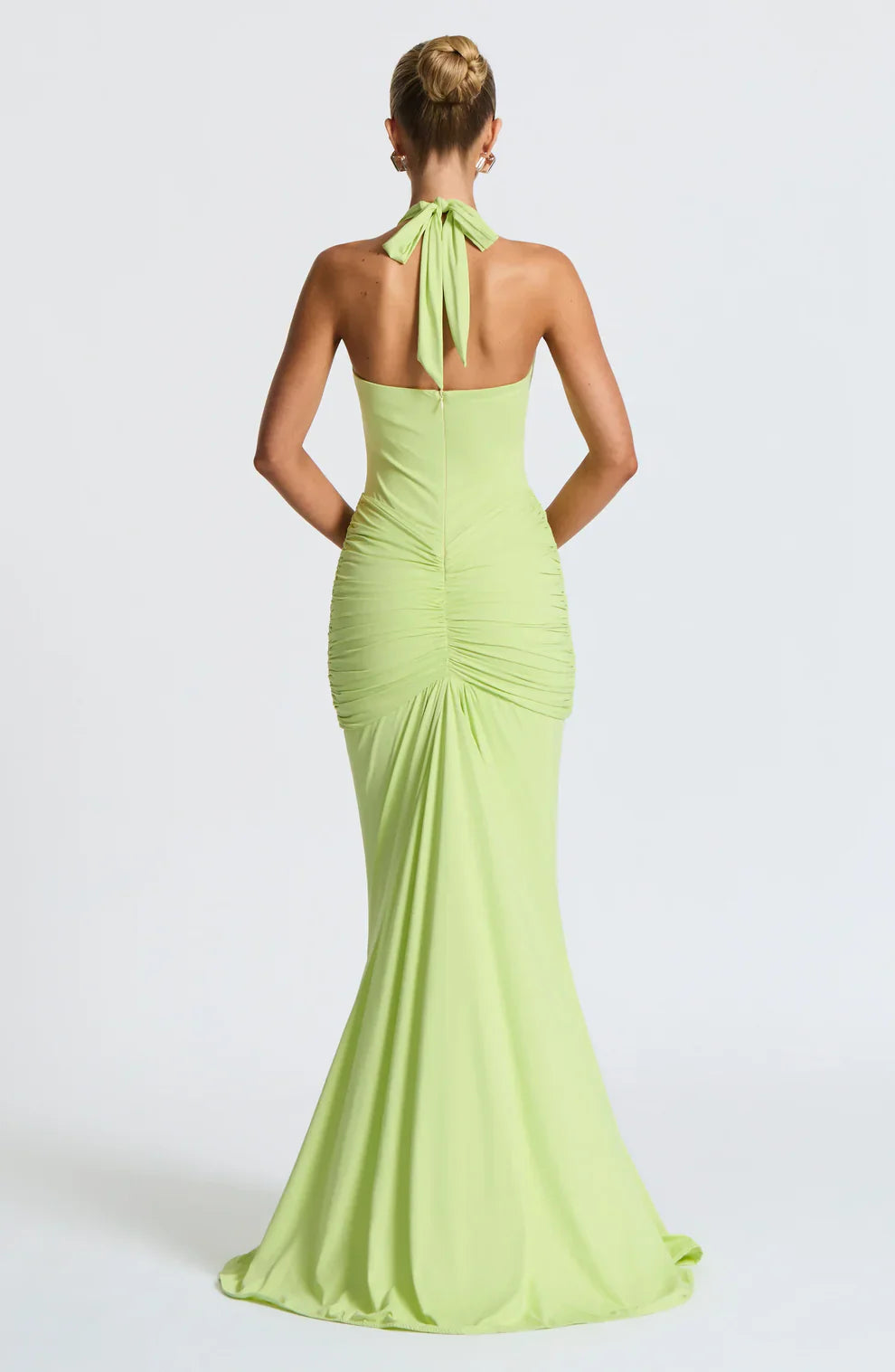 Gabriela™ | Vestido largo drapeado de punto elegante