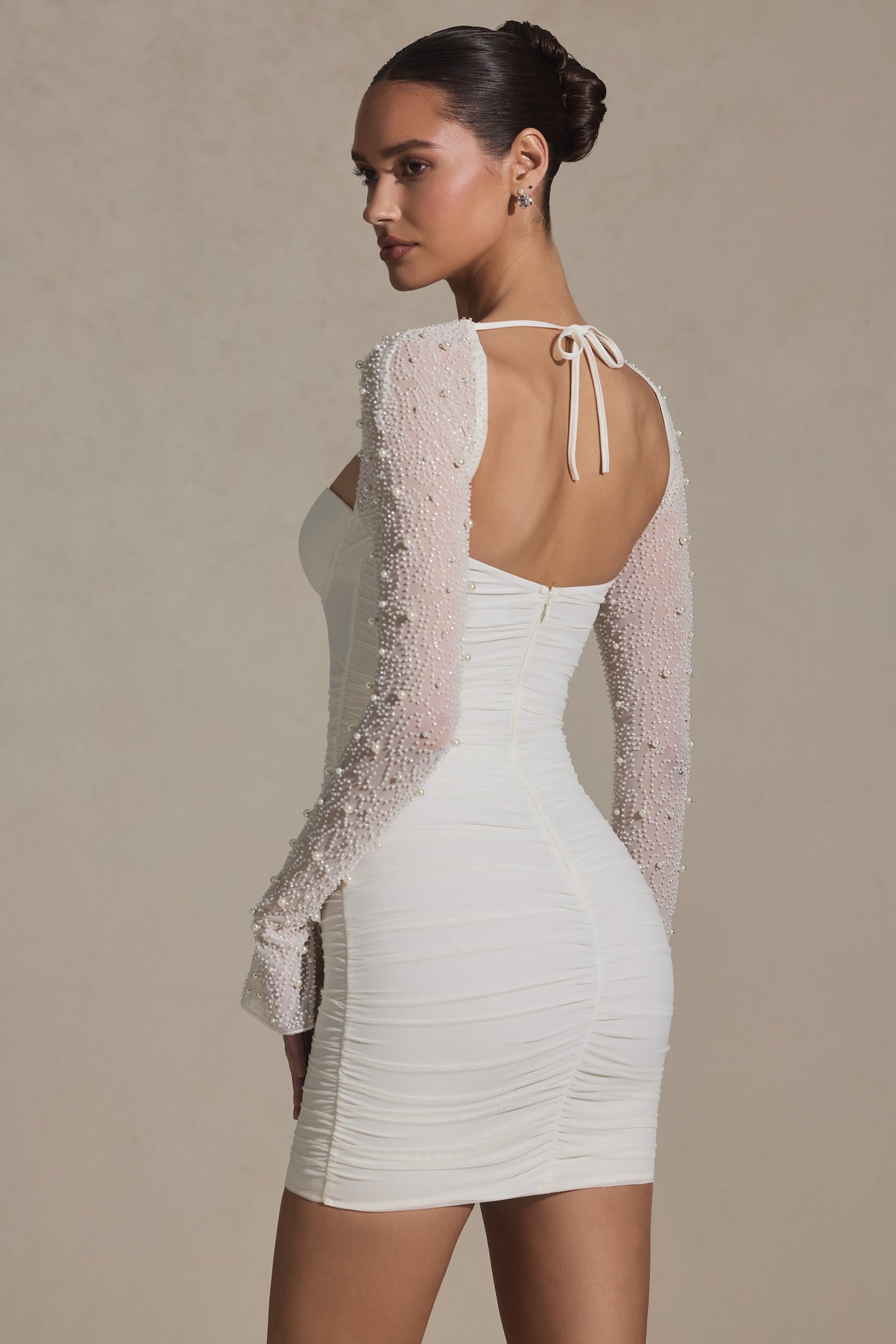 Annabella™ | Minivestido En Blanco