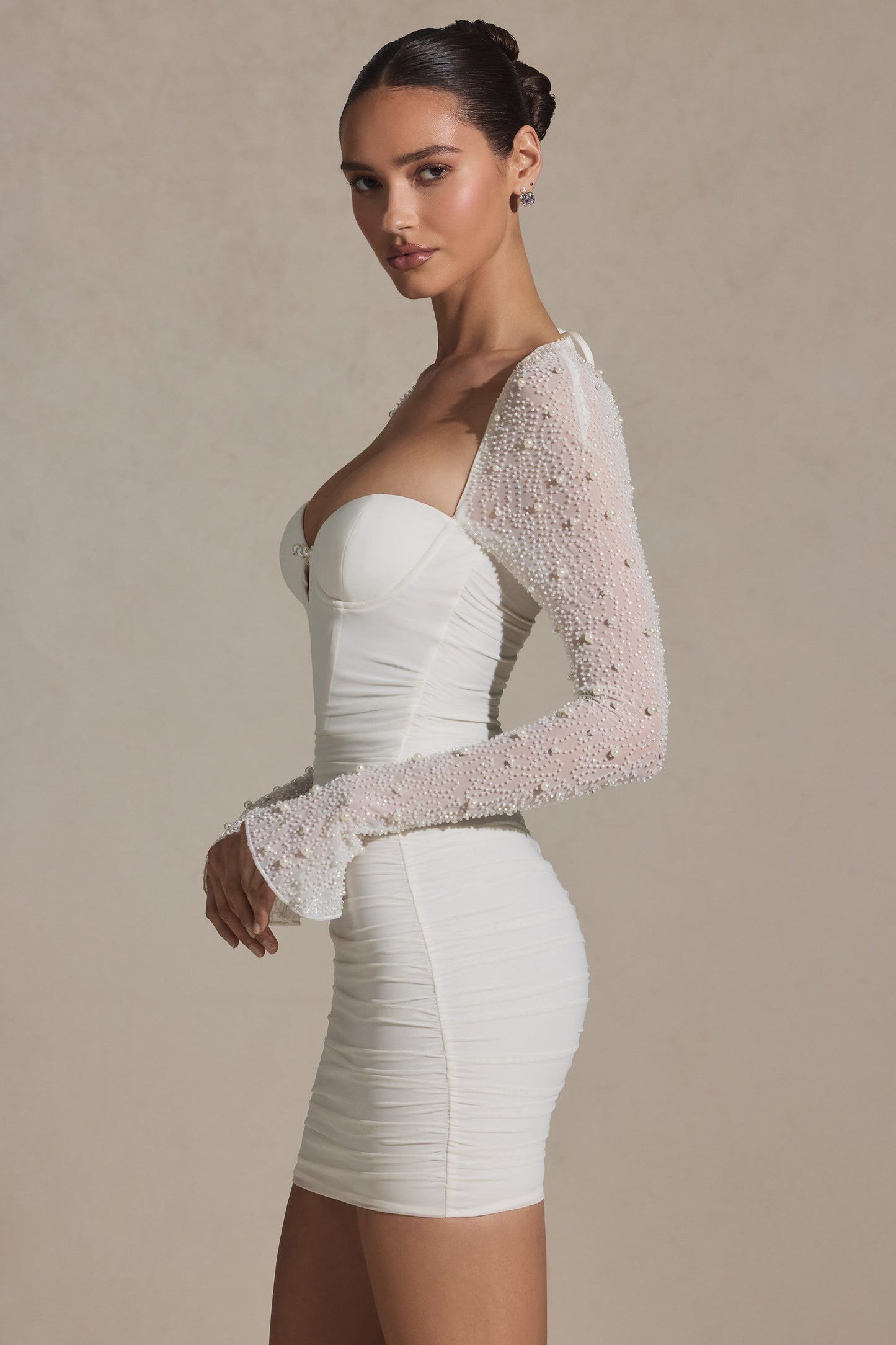 Annabella™ | Minivestido En Blanco