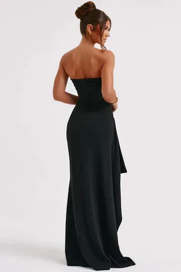 Ángela™ | Vestido largo elegante con abertura lateral