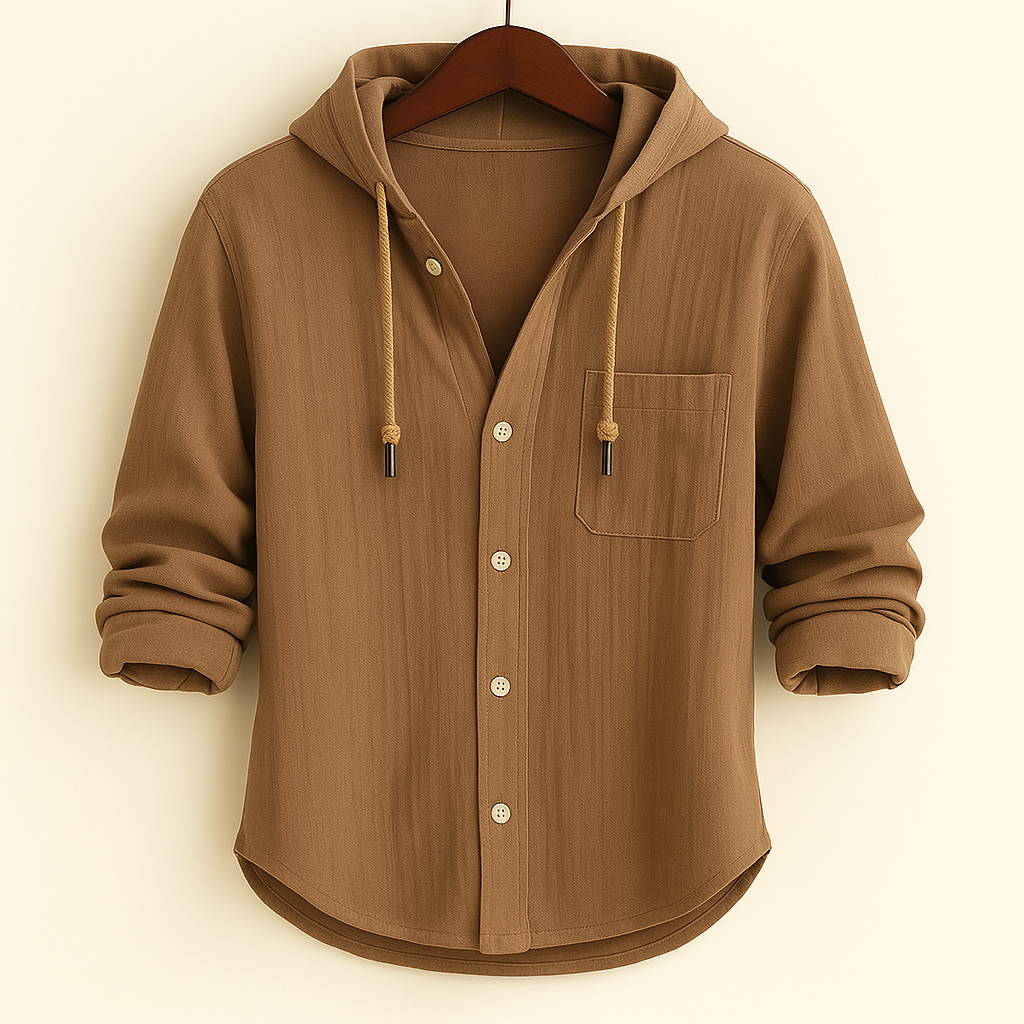 Álvaro™ | Camisa luxury de algodón suave con capucha