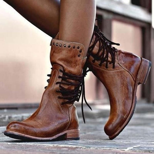 Dolores™ | Botas vintage de piel