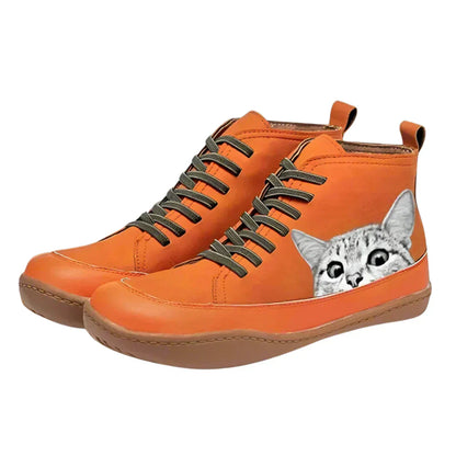 Ferrero | Botines de cuero para aficionados a los gatos