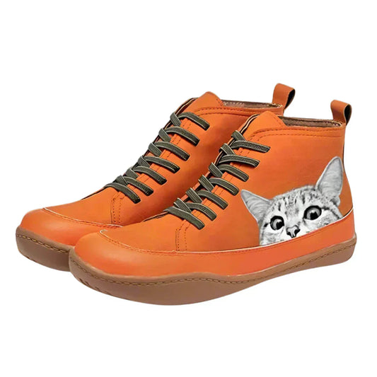 Ferrero | Botines de cuero para aficionados a los gatos