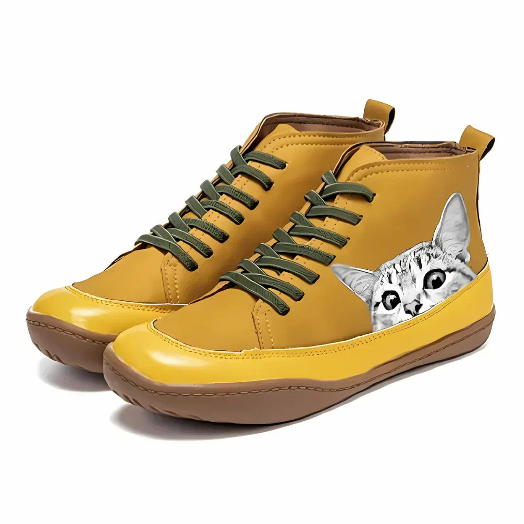 Ferrero | Botines de cuero para aficionados a los gatos