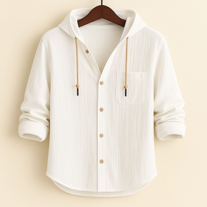 Álvaro™ | Camisa luxury de algodón suave con capucha