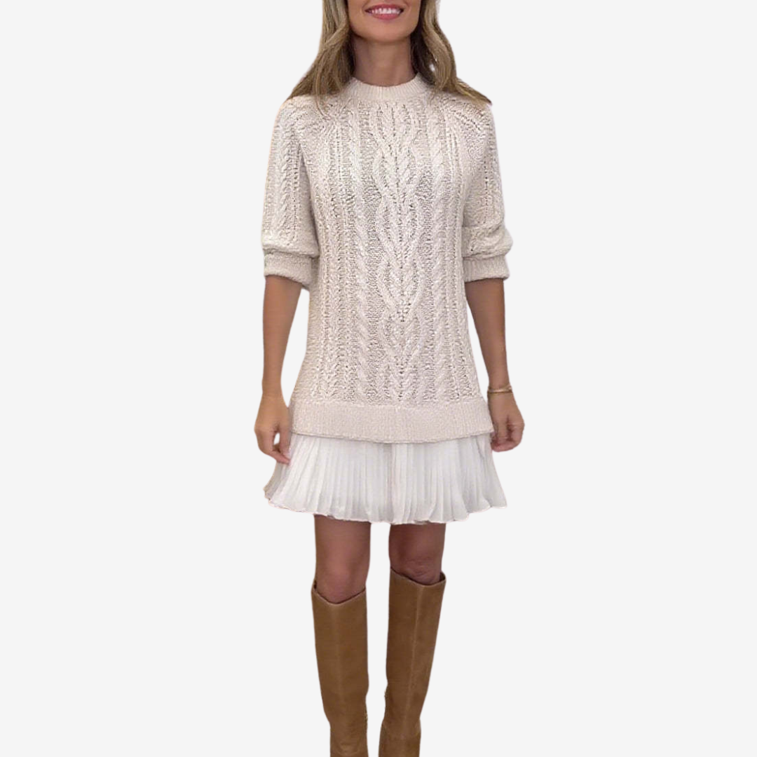 Amaya™ | Vestido suéter de punto