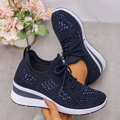 Teresa™ | Zapatillas ortopédicas con strass brillantes