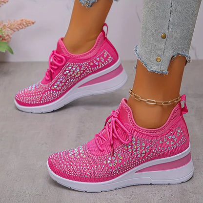 Teresa™ | Zapatillas ortopédicas con strass brillantes