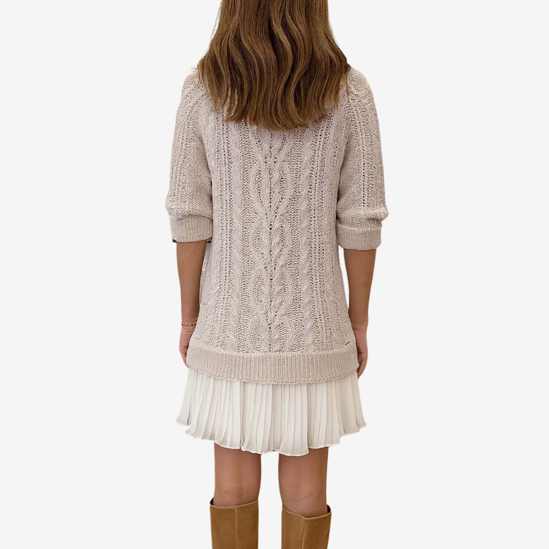 Amaya™ | Vestido suéter de punto