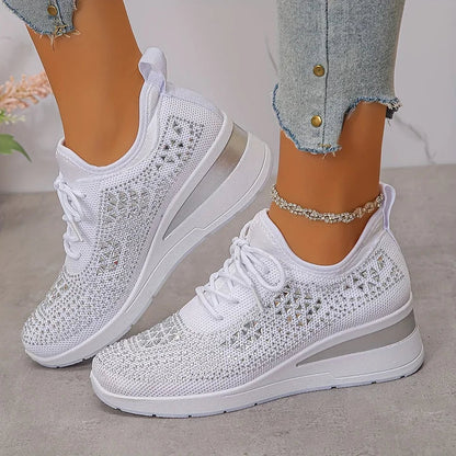 Teresa™ | Zapatillas ortopédicas con strass brillantes