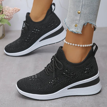 Teresa™ | Zapatillas ortopédicas con strass brillantes