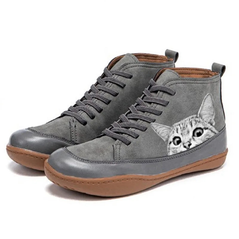 Ferrero | Botines de cuero para aficionados a los gatos
