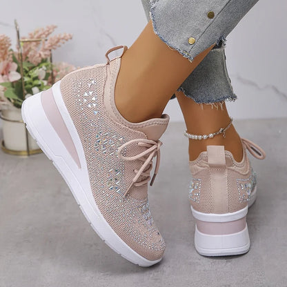 Teresa™ | Zapatillas ortopédicas con strass brillantes