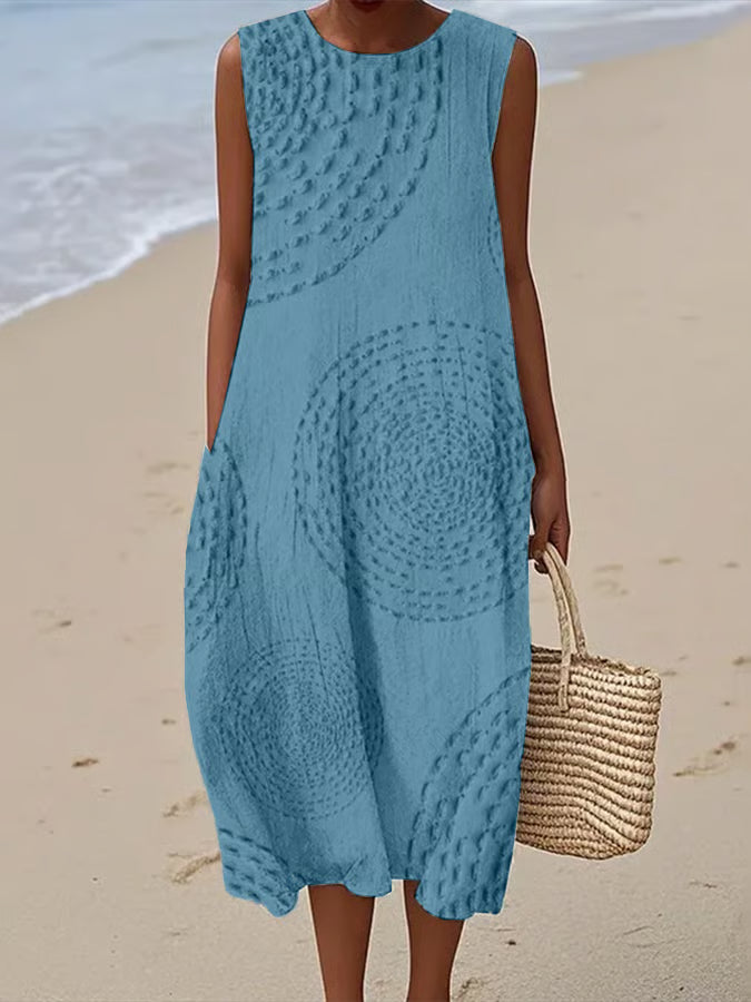 Valeria™ | Vestido con estampado texturizado