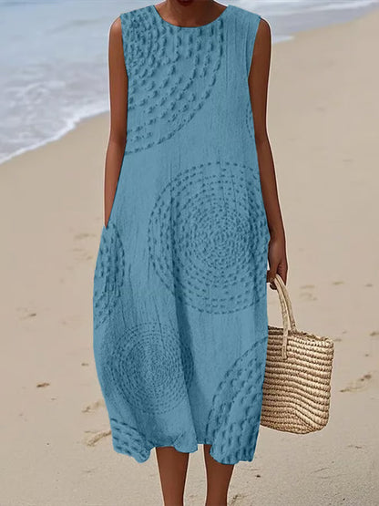 Valeria™ | Vestido con estampado texturizado
