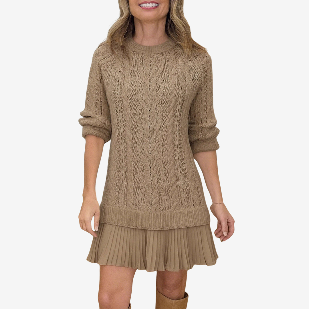 Amaya™ | Vestido suéter de punto