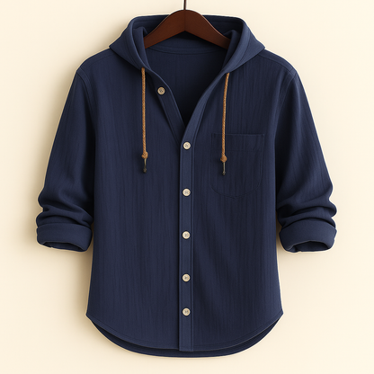 Álvaro™ | Camisa luxury de algodón suave con capucha