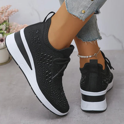 Teresa™ | Zapatillas ortopédicas con strass brillantes