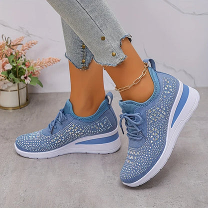 Teresa™ | Zapatillas ortopédicas con strass brillantes