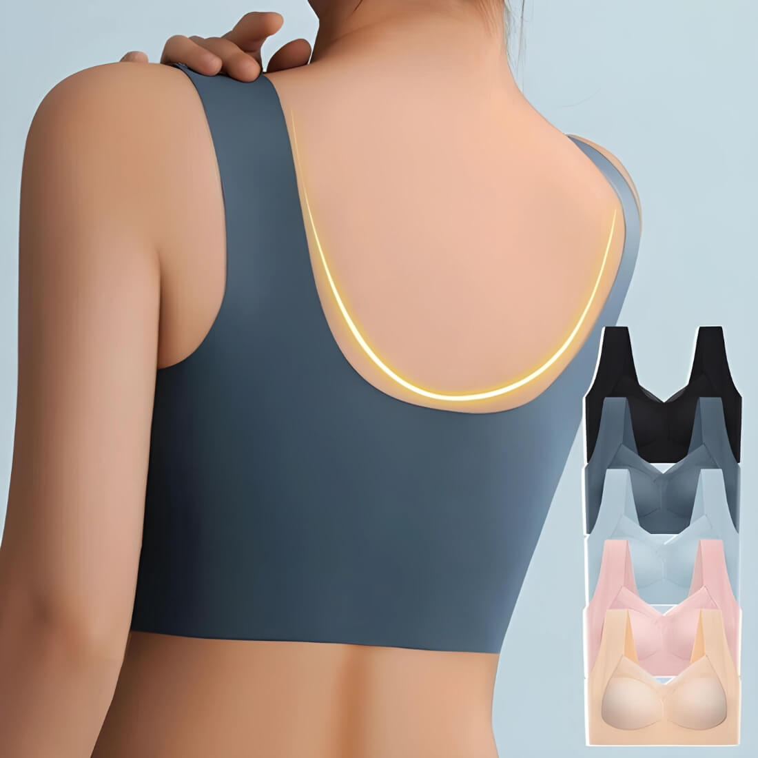 Mariana™ | Pack de 5 sujetadores sin costuras ultra cómodos