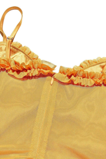 Cristina™ | Vestido largo con volantes y diseño drapeado