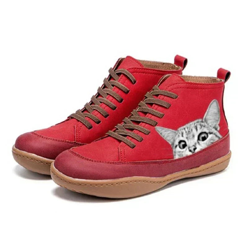 Ferrero | Botines de cuero para aficionados a los gatos