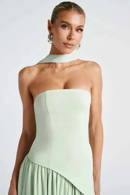 Verónica™ | Vestido largo elegante con abertura lateral