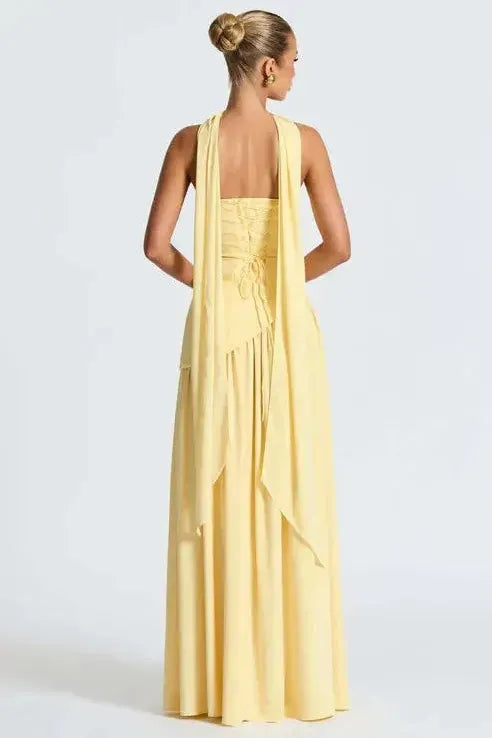 Verónica™ | Vestido largo elegante con abertura lateral