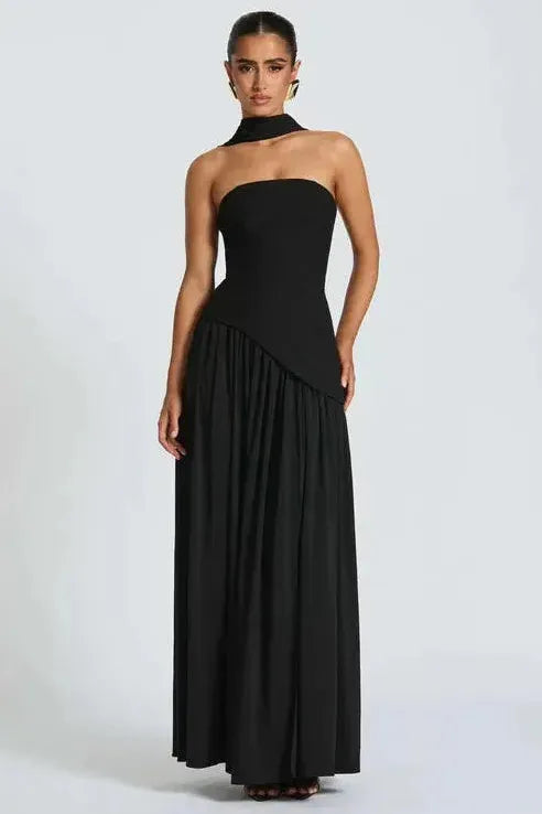 Verónica™ | Vestido largo elegante con abertura lateral