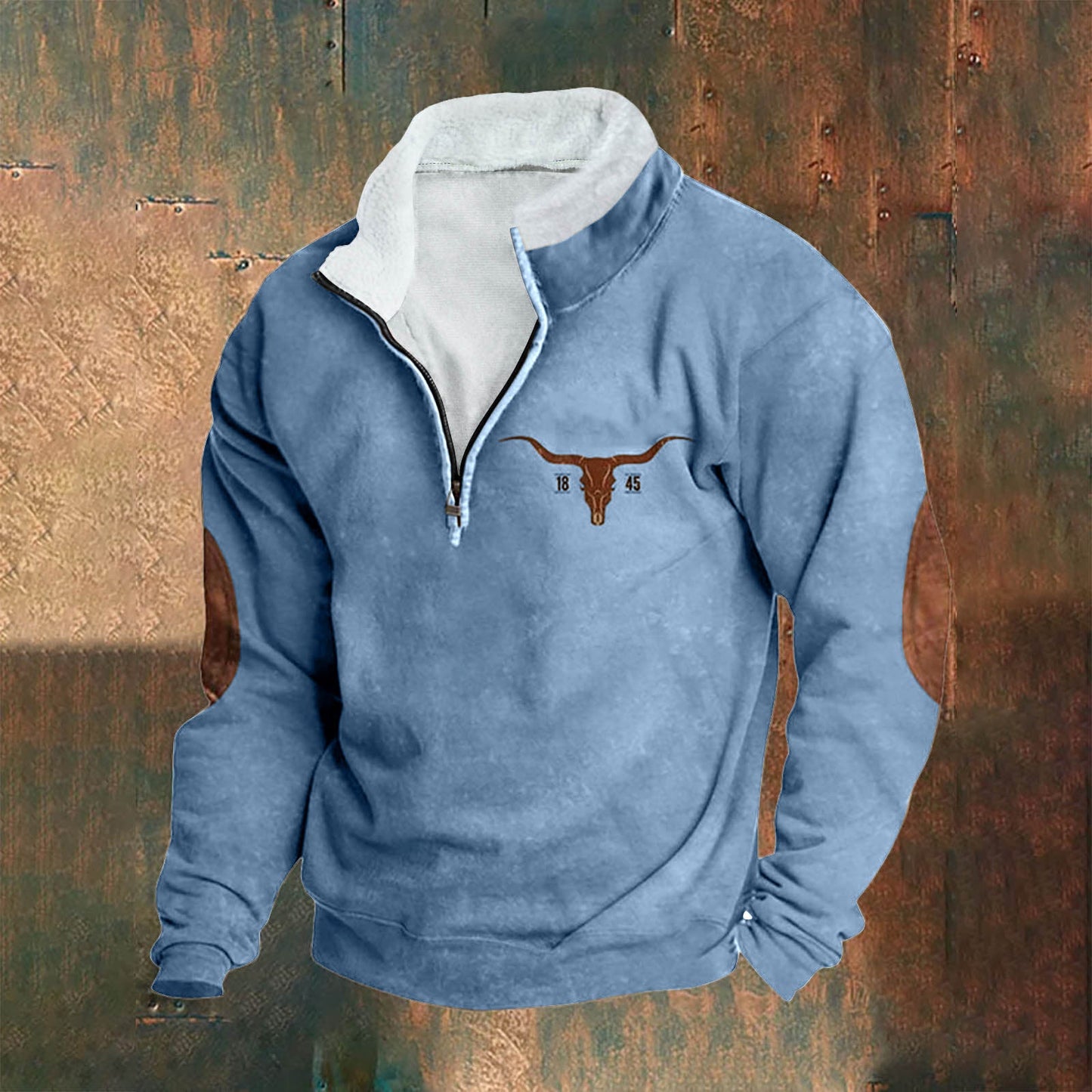 RODEO™ | SUDADERA URBANA LIGERA CON CUELLO CLÁSICO