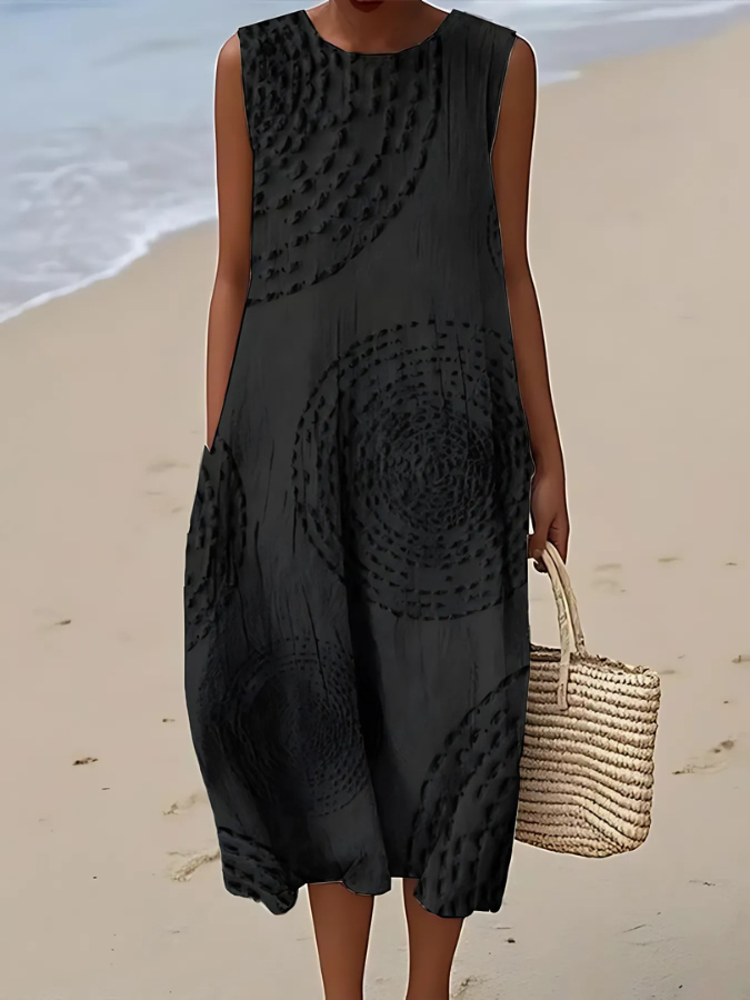 Valeria™ | Vestido con estampado texturizado