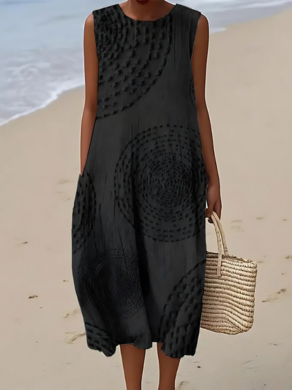 Valeria™ | Vestido con estampado texturizado