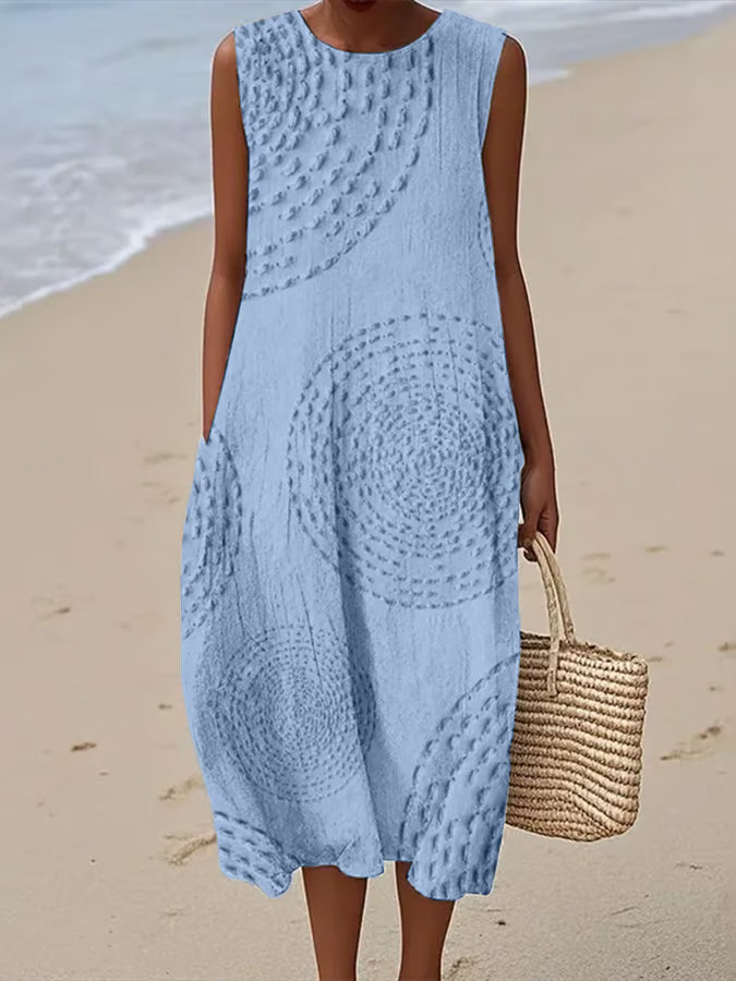 Valeria™ | Vestido con estampado texturizado