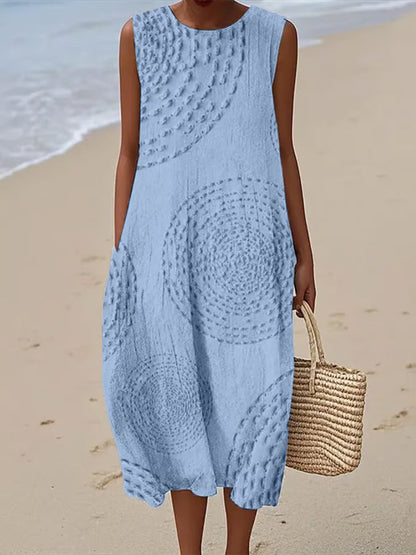 Valeria™ | Vestido con estampado texturizado