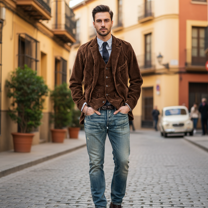 Héctor™ | Chaqueta y chaleco vintage