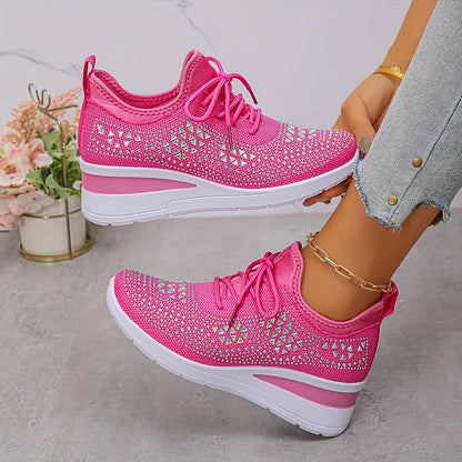 Teresa™ | Zapatillas ortopédicas con strass brillantes