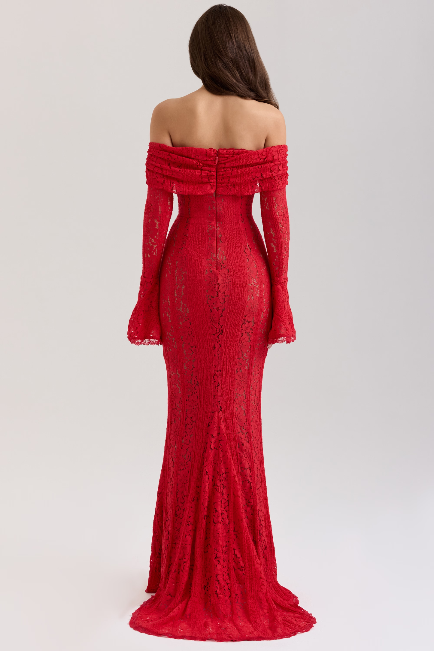 Valentina™ | Vestido largo elegante con hombros descubiertos