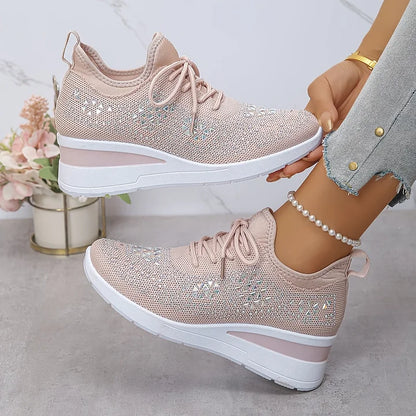 Teresa™ | Zapatillas ortopédicas con strass brillantes