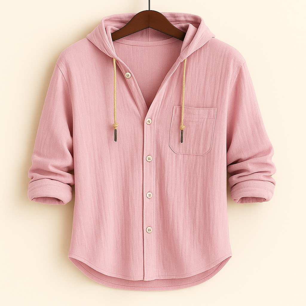 Álvaro™ | Camisa luxury de algodón suave con capucha