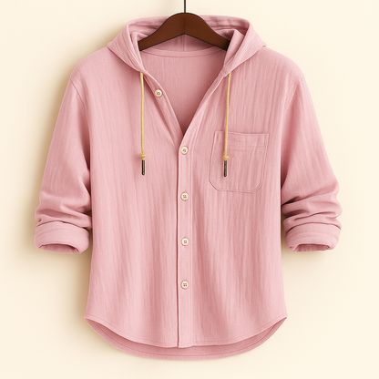 Álvaro™ | Camisa luxury de algodón suave con capucha