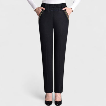 Maira™ | Jeans de mujer con bolsillos laterales y cintura elástica